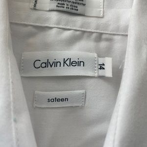 Boys sateen button down shirt